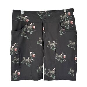 SHREDLY MTB Short Women 6 Black Tropical Excellent Mountain Bike Shorts